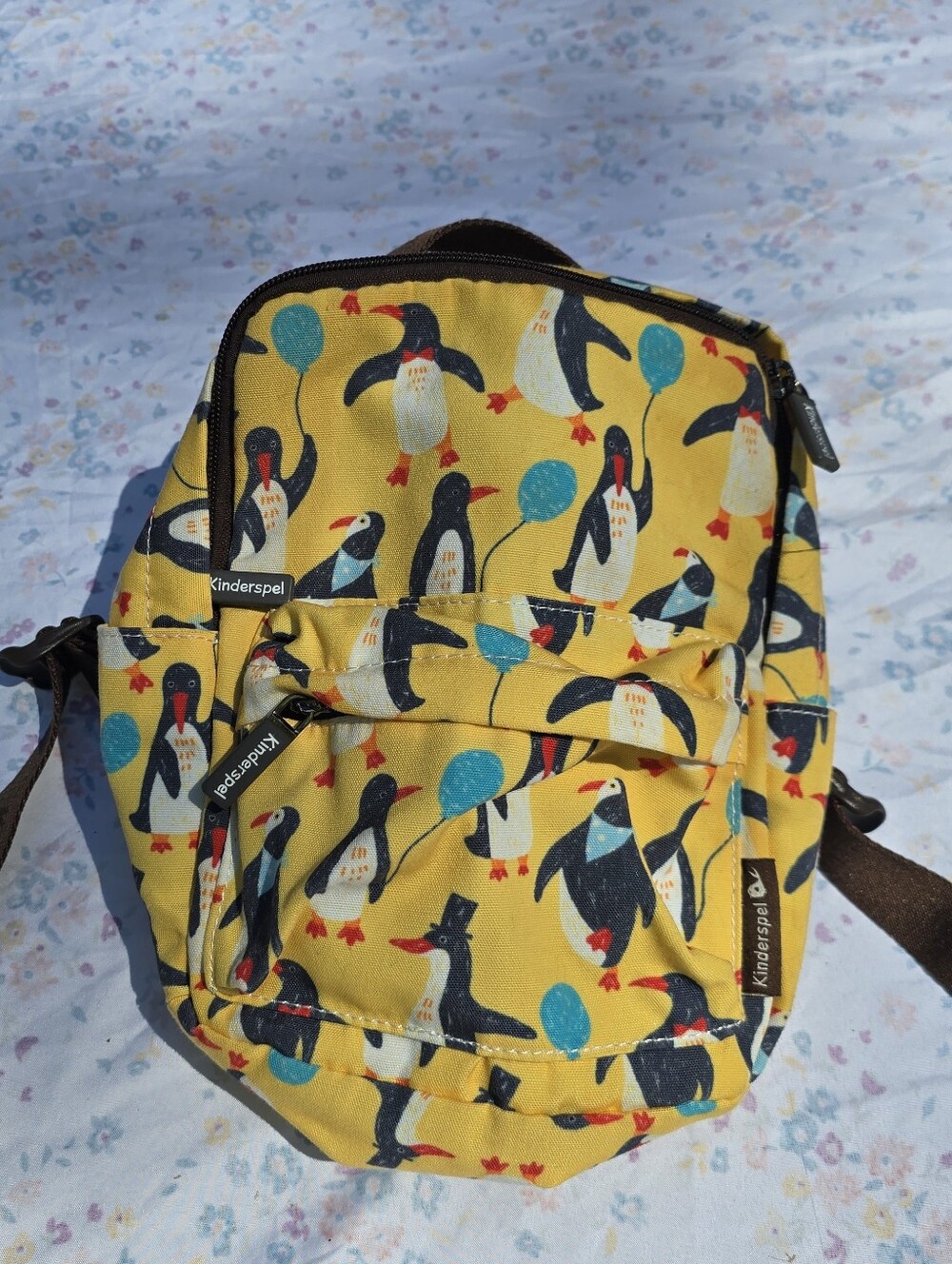 Kinderspel Toddler Backpack - "Melina Alvin" Penguin Print